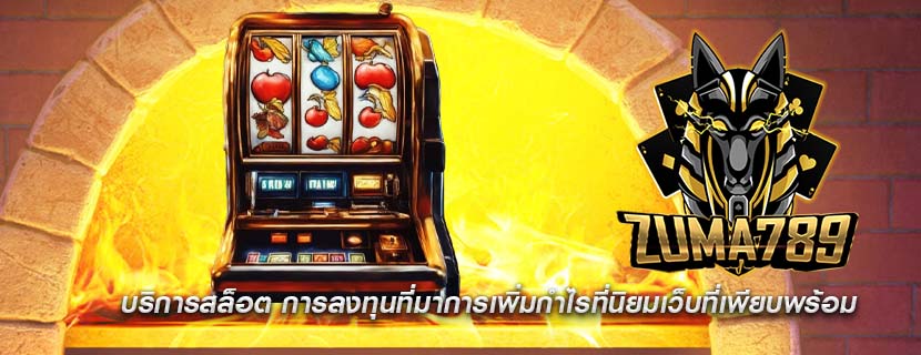 บริการสล็อต การลงทุนที่มาการเพิ่มกำไรที่นิยมเว็บที่เพียบพร้อม