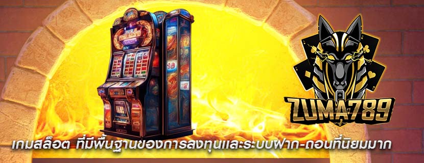 เกมสล็อต ที่มีพื้นฐานของการลงทุนเเละระบบฝาก-ถอนที่นิยมมาก